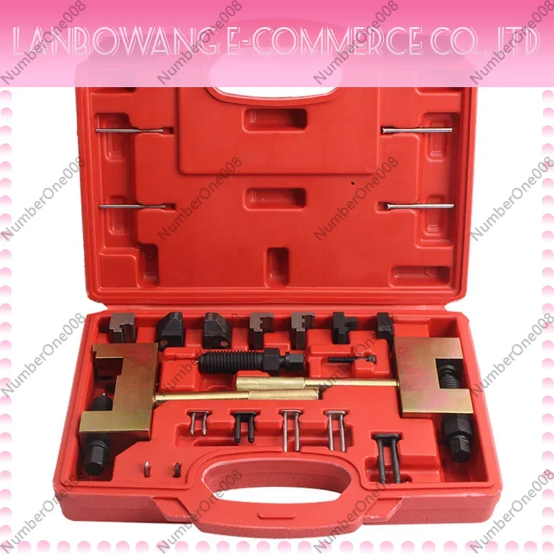 Engine Camshaft Timing Chain Riveting Removal Installation Tool Kit for Mercedes Benz M271 M272 M273