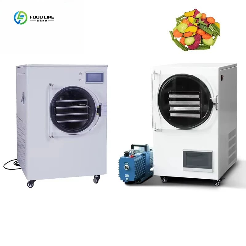 Small Candy Fruit Food Pet Treats Snacks Energy Saving Freeze Dryer Machine Home with Vacuum Pump Price Dry FL Customized