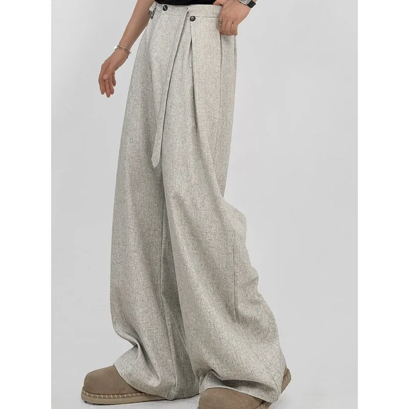 

Men's High-end Handsome Casual Men's Oversize Trendy Straight Trousers