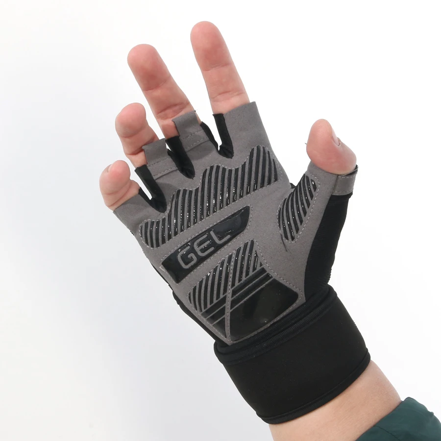 New Arrival Half Finger Gym Gloves for Men Women, Non-Slip GEL Padded Fitness Gloves with Wrist Support for Weightlifting, Cycli