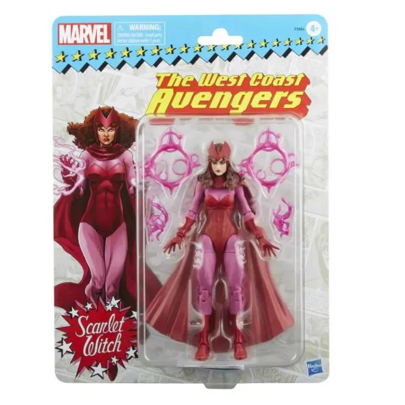 Hasbro Marvel Legends Scarlet Witch Wanda Comic Hasbro 6-inch Action Figure Hand Model Gift Back To School Anime Mother Kids Toy