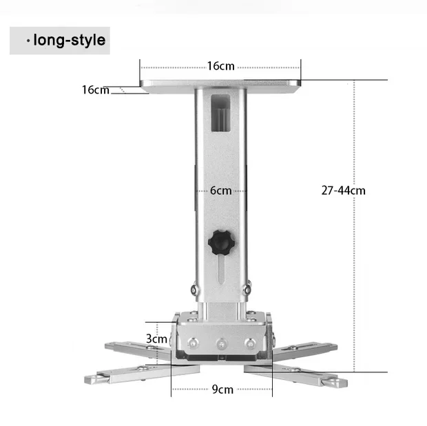 Projektorhalterung, Decke, Wandmontage, universeller Laser-TV-Technik-Aufhänger, Teleskop-Projektor-Aufhänger