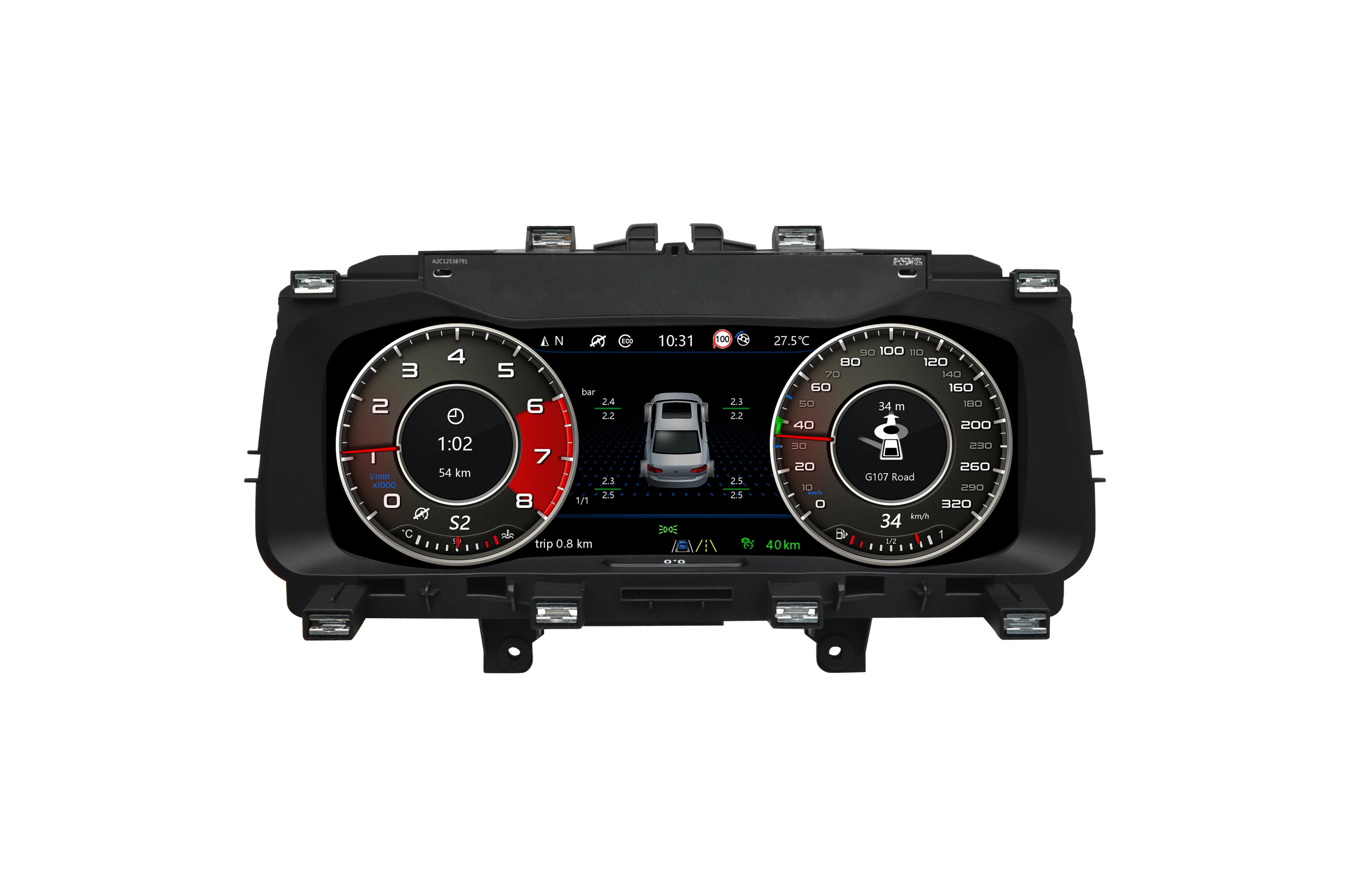 Digital instrument clusters for Passat B8 Golf MK7 Auto Meter Digital dashboard