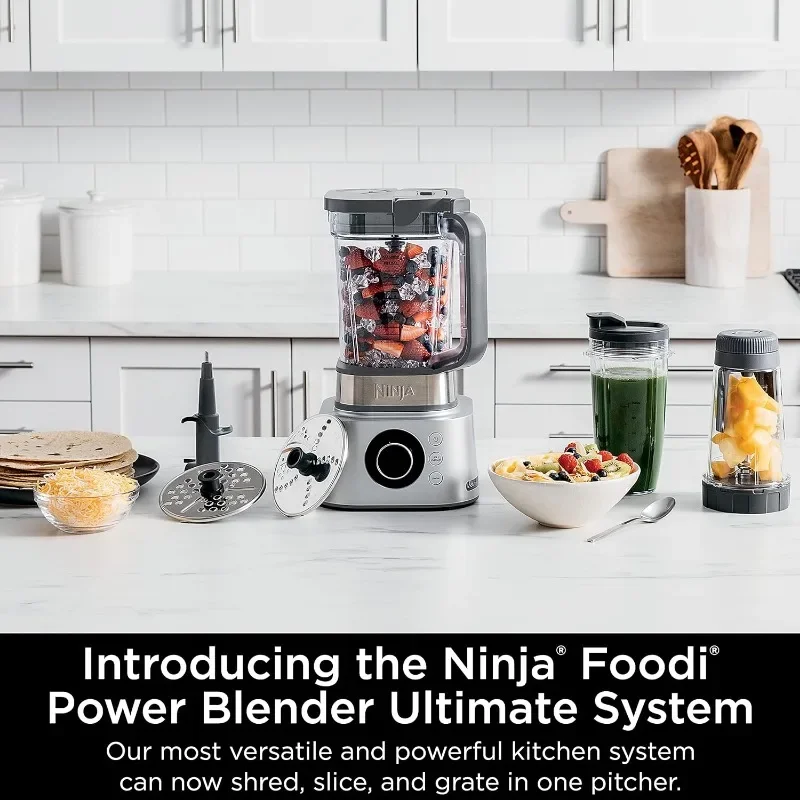 Ninja Blender and Food Processor Combo, Foodi Power Blenders For Kitchen and Personal Size, Smoothie Maker, 6 Functions for Spre