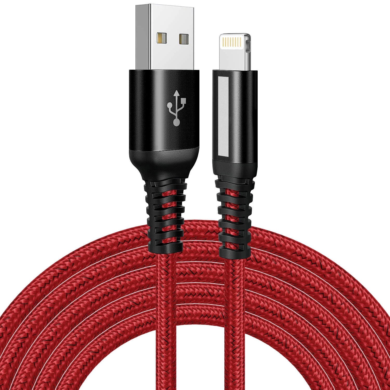 

2.4A USB Fast Charging Cable For iPhone 14 11 12 13 Pro X XS Max 6 7 8 Plus SE iPad Cord Phone Charger Data Wire 1/2/3m