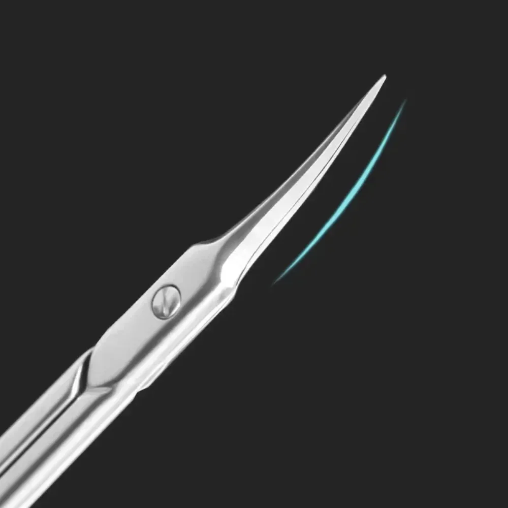 Russische Schere für abgestorbene Haut, superscharfe Darbs-Maniküre, vorgefertigter Edelstahl, professionelles Peeling – Detail 6