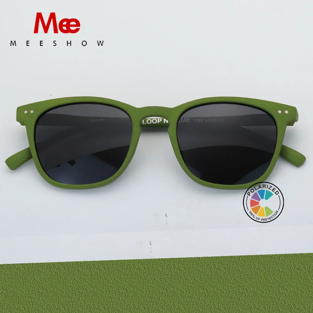 Meeshow Brand Biosourced frame Polarized Sunglasses Men Women Outdoor Design  UV400 Category 3 lenses Anti reflections 1765
