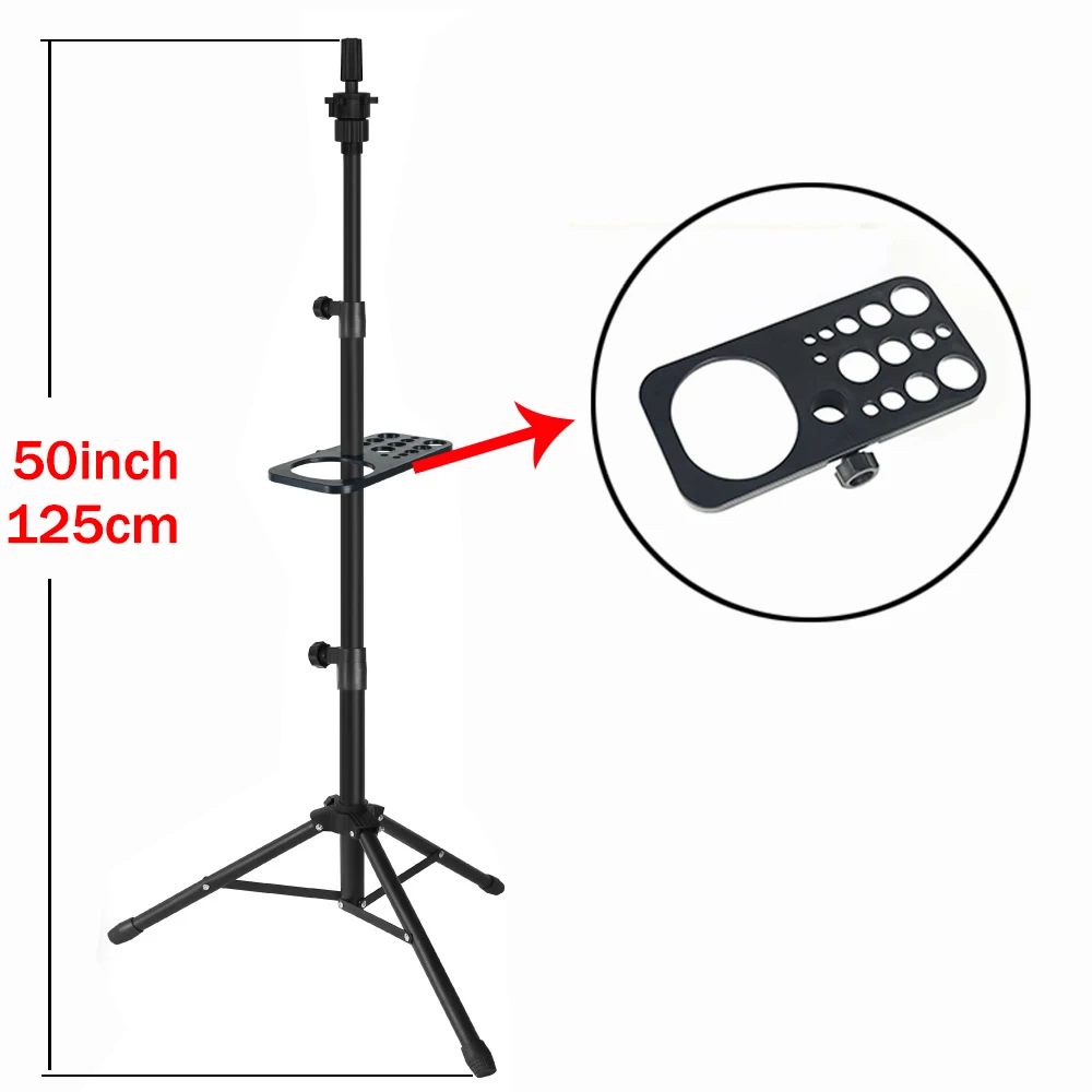 Heavy Duty 50Inch Wig Stand with Tray