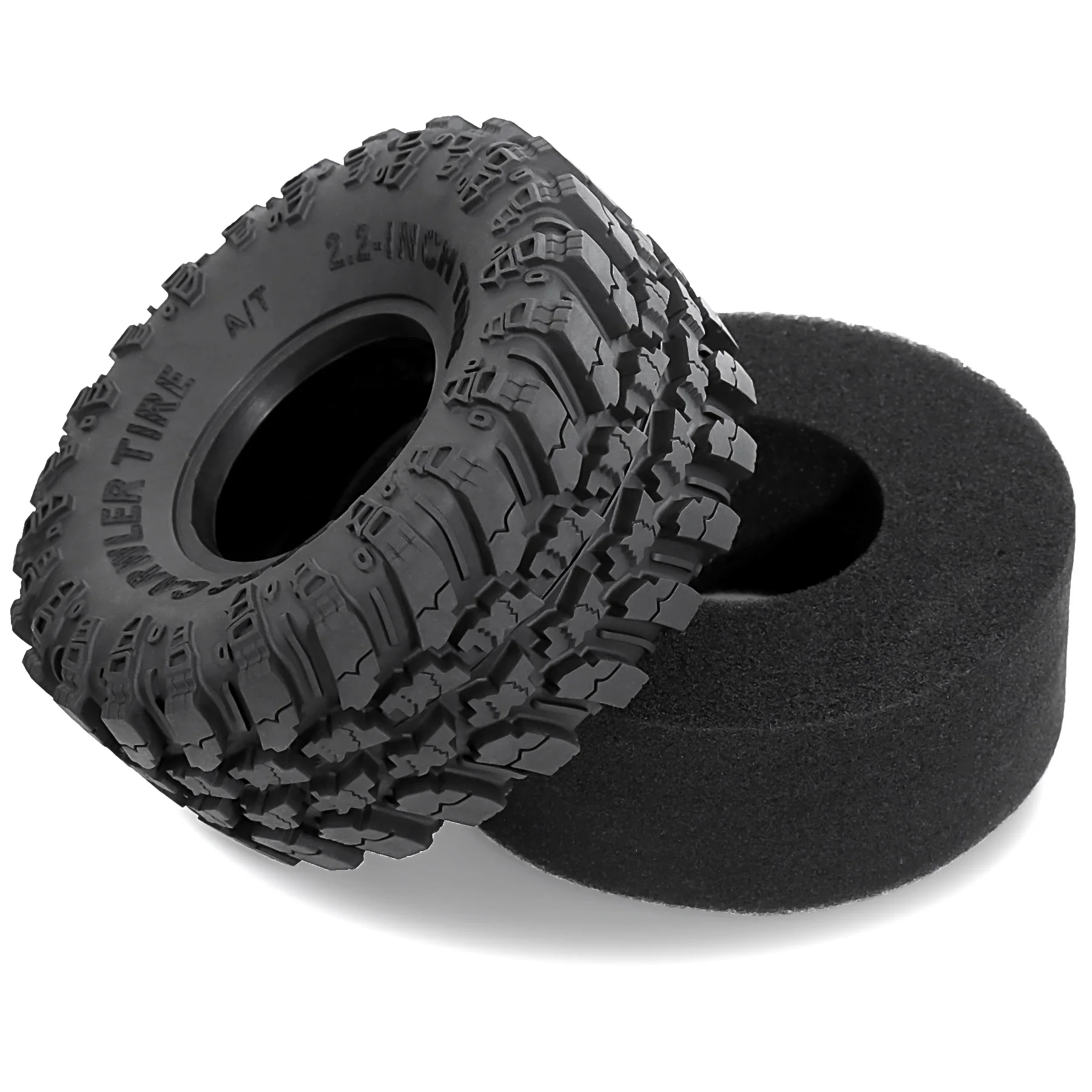 

4Pcs 2.2in Crawler Tires Oversized 136mm Rubber Tyre for 1/10 RC Car Axial SCX10 90046 AXI03007 D90 Traxxas TRX4 Upgrade Parts
