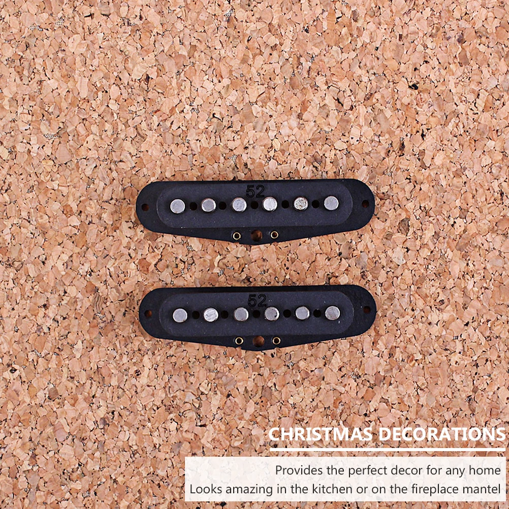 

2 Pcs Pickup Accessories Single Coil Cover Humbucker Bobbin Slug Neck Guitar Parts Accessory