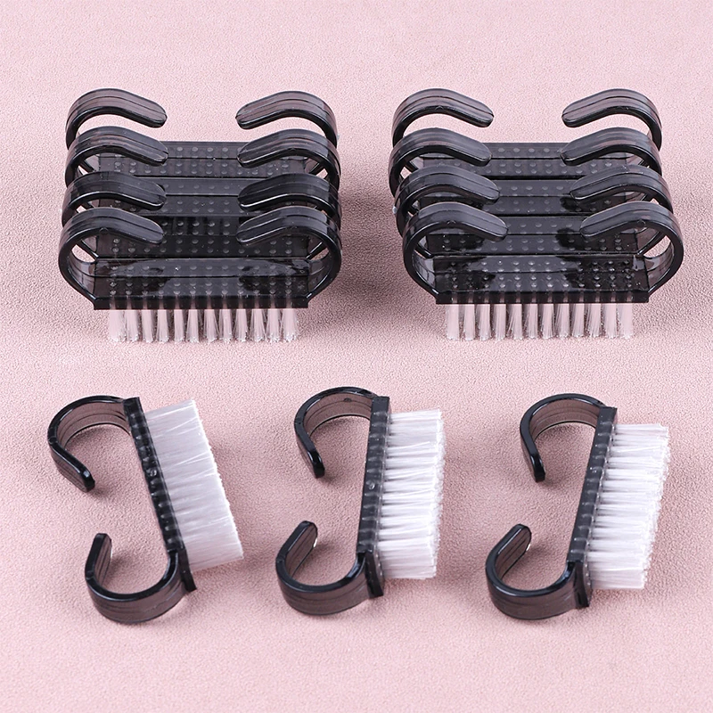 

Black Nail Cleaning Brush 10Pcs/20Pcs Small Plastic Handle Brushes Powder Dust Soft Remover Nail Beauty multi-functional Tools