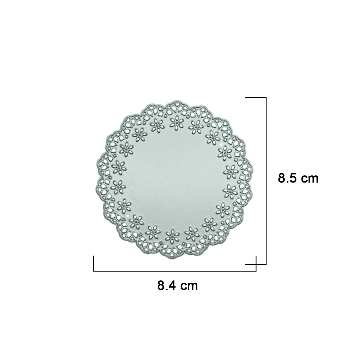 Small Flower Lace Doily Metal Cutting Die For Greeting Card Decorating Circle Clipart Presscut Craft Art Work Scrapbooking