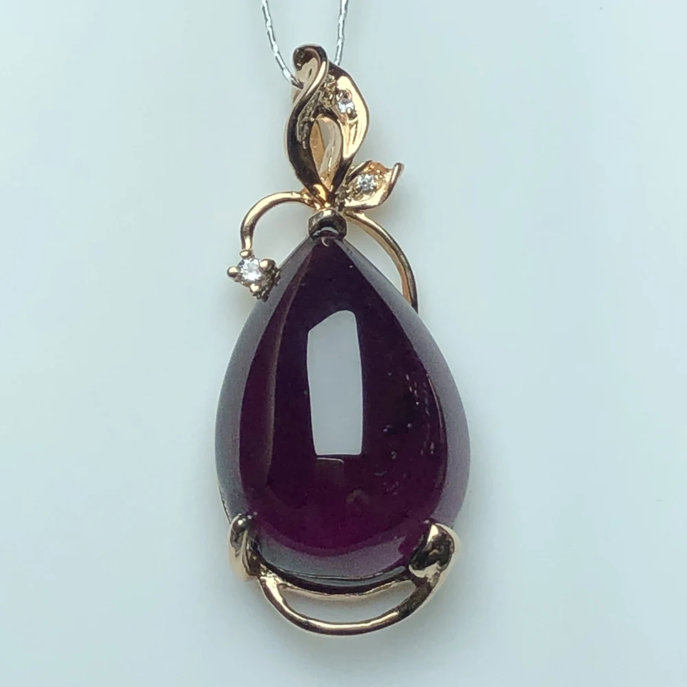 

New Necklace For Women Amethyst 925 Sterling Silver Pendant Necklace Minimalist Style Trendy Female 2021 Birthday Jewelry Gift