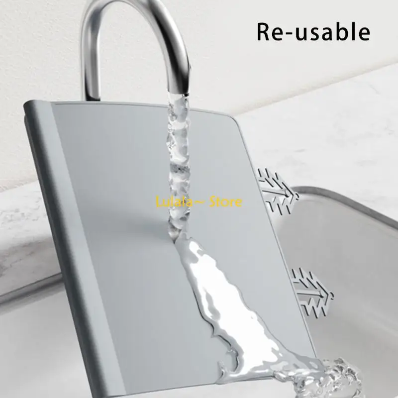 

Y4QA Baby Feeding Pad Washable Dinner Placemat Infant Reusable Placemats Anti Slip Mat Silicone Tablemats for Toddlers