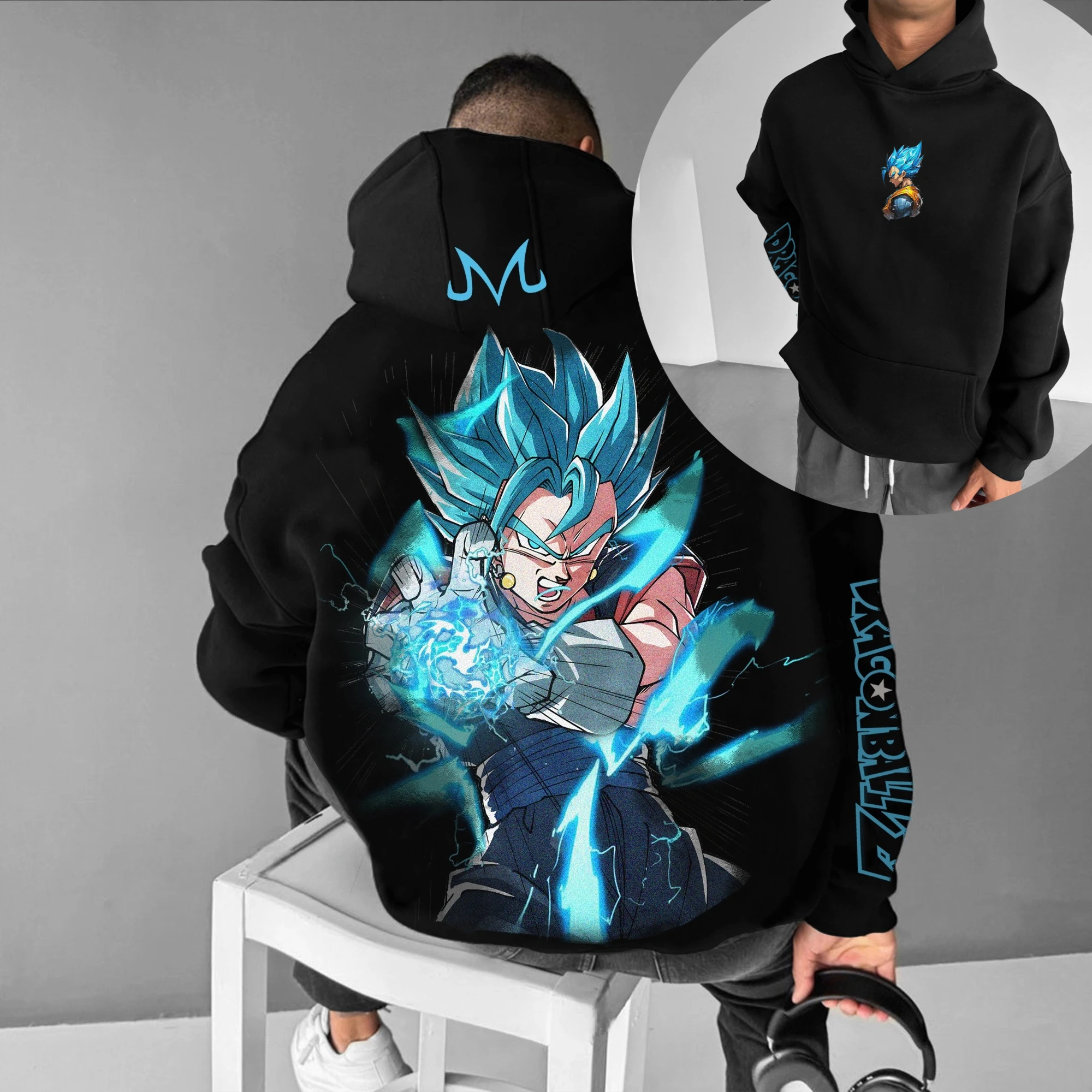 

Dragon Ball Autumn and Winter Japanese Hot Blood Animation Classic Character Hoodie Men's and Women's Casual and Comfortable TOP