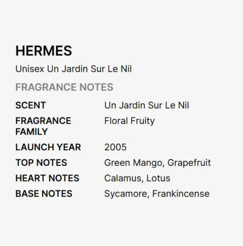 Un Jardin Sur Le Nil بخاخ تواليت أو دي للنساء 100 مل وجل استحمام 40 مل وخاخ تواليت أو دي 15 مل