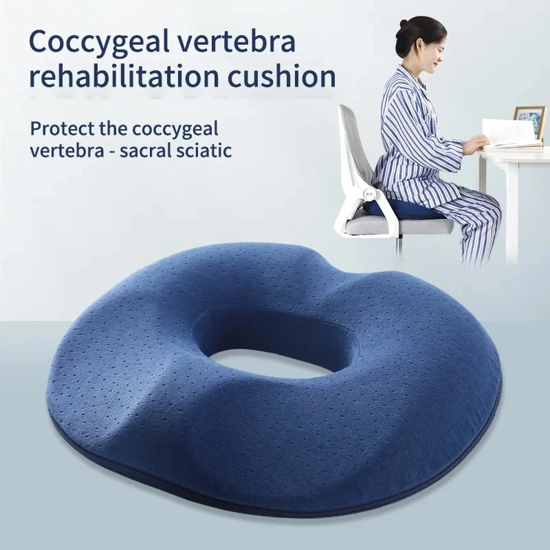 1PCS Donut Pillow Hemorrhoid Seat Cushion Tailbone Coccyx Orthopedic Medical Seat Prostate Chair For Memory Foam Chair Cushion