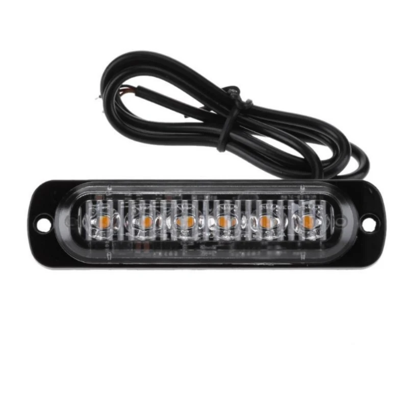 547C 4X Bright Warning Lights Low Profile Design Daytime Running Light Perfect For Emergency Vehicles And Logistics Fleets