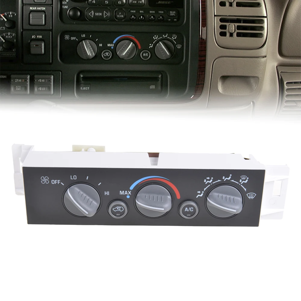 599-007 A/C Heater Climate Control Pannel Air Condition Module for Chevy Tahoe GMC Yukon C/K1500 2500 1996-2000