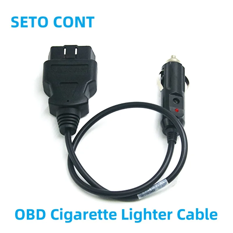 30 سنتيمتر الذاكرة التوقف إمدادات الطاقة في حالات الطوارئ obd كابلات الموصلات الذكور 16 دبوس إلى سيارة ولاعة السجائر obdii مركبة إمدادات الطاقة #6