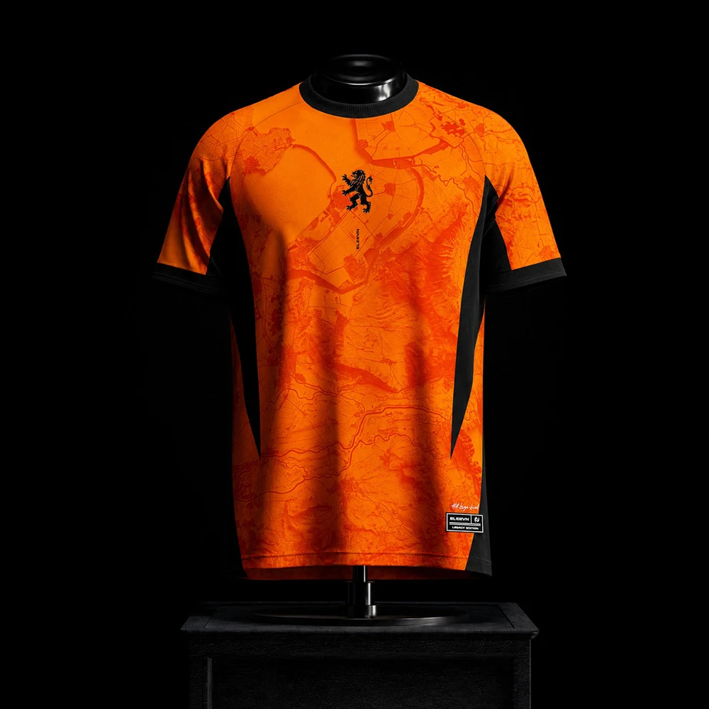 Netherlands Legacy Edition Soccer Jersey Men's 3D Print Breathable Fan Short Sleeve Tops Street Casual Football T-Shirts 5XL