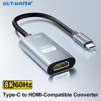 Type C to HDMI Adapter USB C to HD-MI Converter HDTV 8K USB 3.1 HDMI-compatible Cable For MacBook Chromebook Samsung Xiaomi