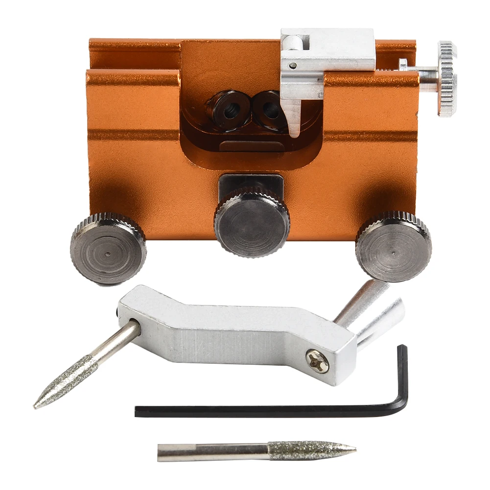 /Chain /Saw /Chain Sharpening Jig Kit 30 Degree Alloy Grinding Tool With Guide Sleeves For Precise Teeth Maintenance And Repair