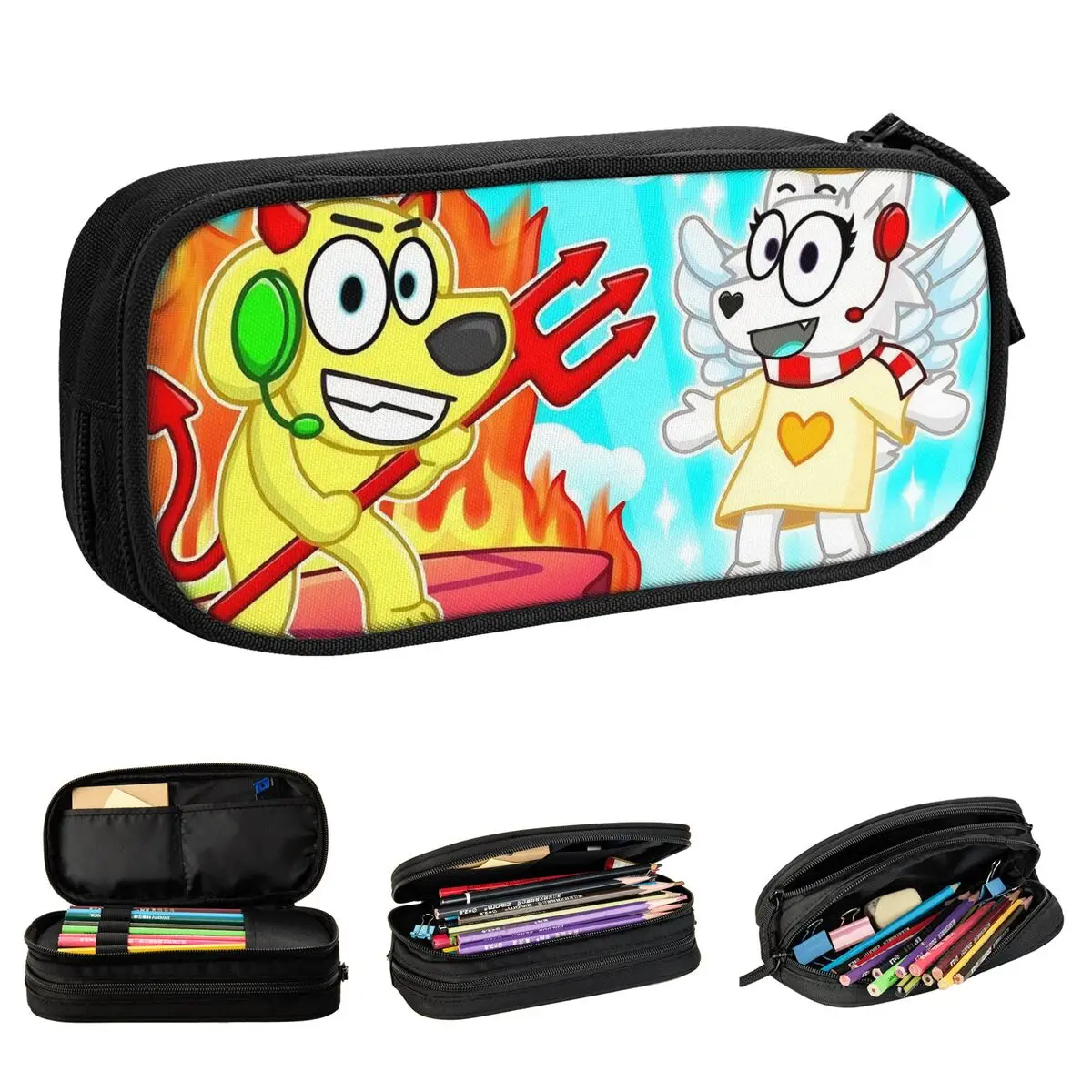 

Пеналы для игр Tylers And Snowis, пенал, держатель для ручек для девочек и мальчиков, большая сумка для хранения, школьные подарки, аксессуары