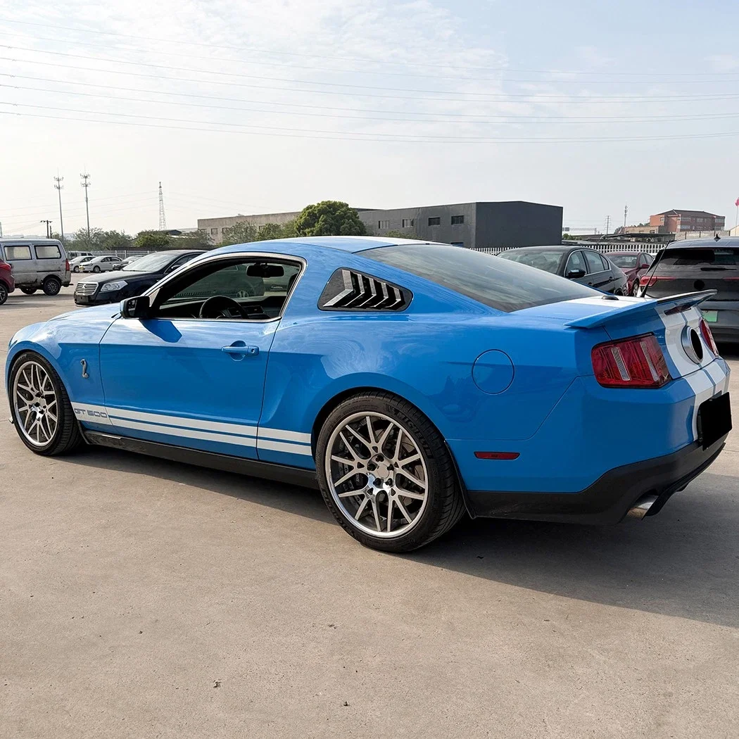 For Ford Mustang MK5 2005 2006 2007-2014 Car Rear Window Louver Shutter Cover Side Vent Blinds Trim Sticker ABS Accessories view 5