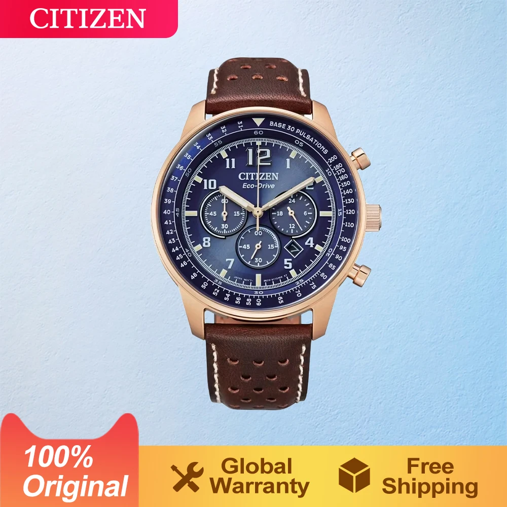 CITIZEN Original  Chronograph  Watch Men\'s Watch Japanese  Eco Drive Waterproof Fashion  Luminous CA7045-14E Business Watch