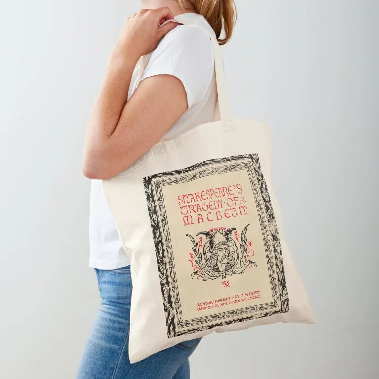 

Shakespeares Tragedy of Macbeth Tudor Tote Bag Shopper canvas tote bag large tote bag Women's handbag