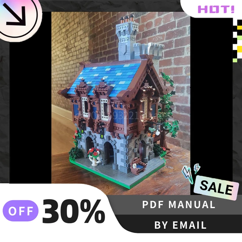 [5637PCS] Angepasst MOC Keramik Shop Kreative Bausteine Set STEM Pädagogisches Spielzeug Bau Modell Kit Geburtstag Geschenke