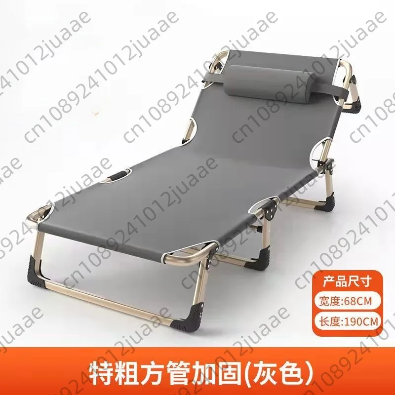 Lazy folding bed Single office lunch break bed Hospital escort Simple folding bed Home recliner