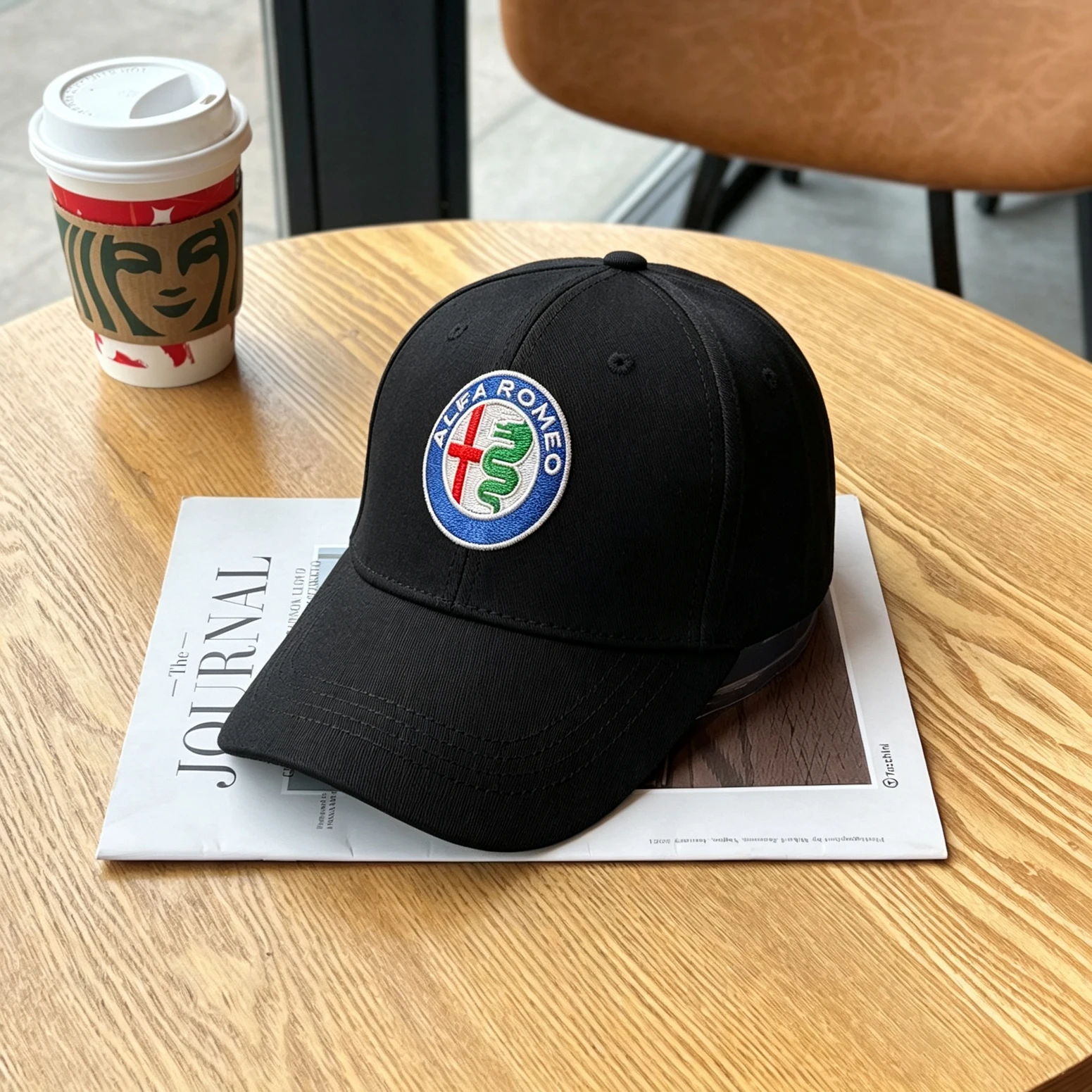 Gorra de béisbol deportiva ajustable bordada para coche y motocicleta, para Alfa Romeo Giulia Stelvio Junior Tonale 33 Stradale 4C