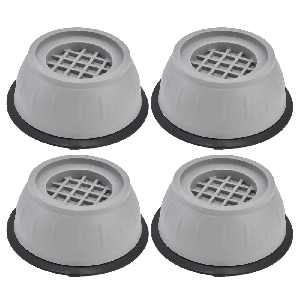 4pcs Accessories 8cm/9cm Furniture Pads Anti Skid Plastic Anti Vibration Pads Universal Washer Foot Cushion Washing Machine