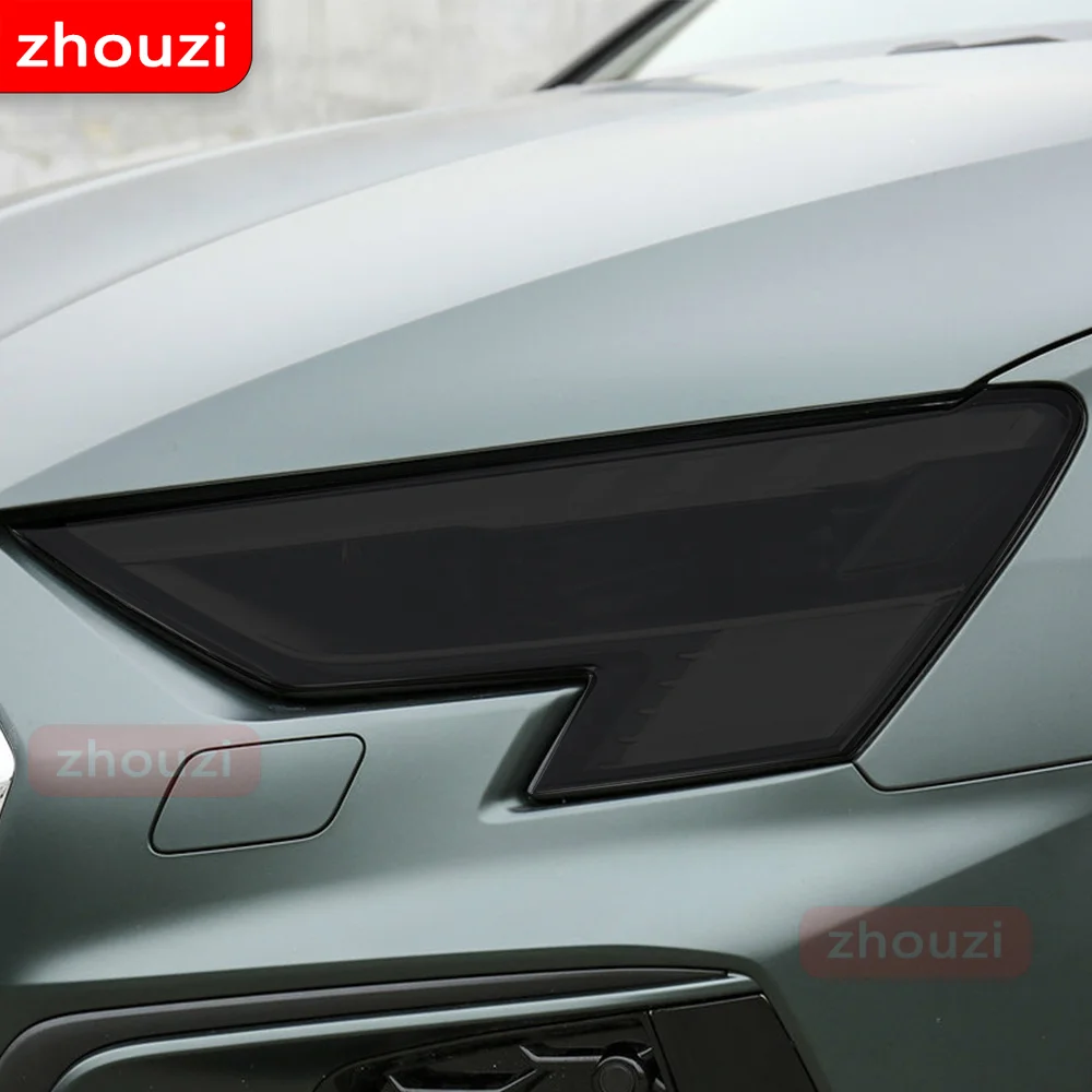 Car Headlight Protective Film Transparent Smoked Black TPU Sticker For Audi A3 8V S3 RS3 8Y 2021 2022 S Line Sportback 2014-On