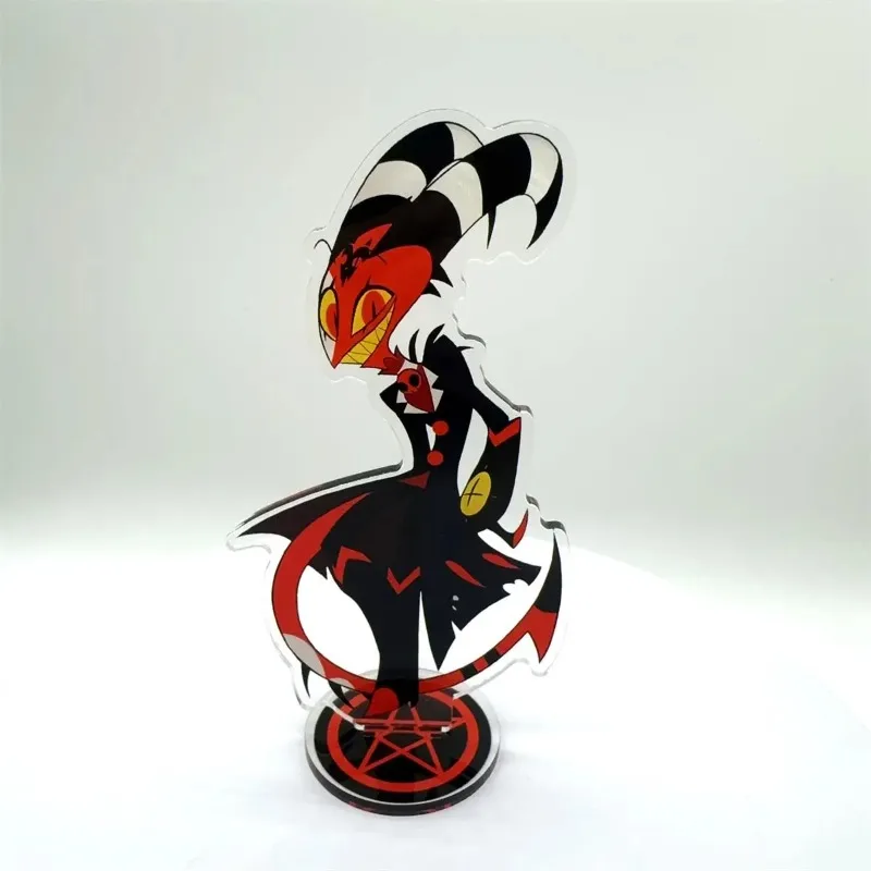 アニメ周辺機器 Hazbin ホテルアクリルフィギュア立ちモデルチャーリーモーニングスターヴァギーデスクトップ美術装飾品ファンギフト
