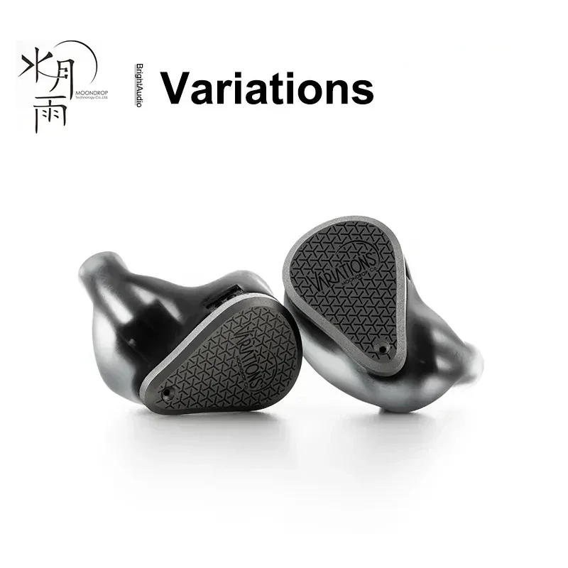 Moondrop VARIATIONS 1DD+2BA+2EST Tribrid Driver In-Ear Earphone Electrostatic Earbud 2.5/3.5/4.4mm Plug 0.78mm Detachable Cable