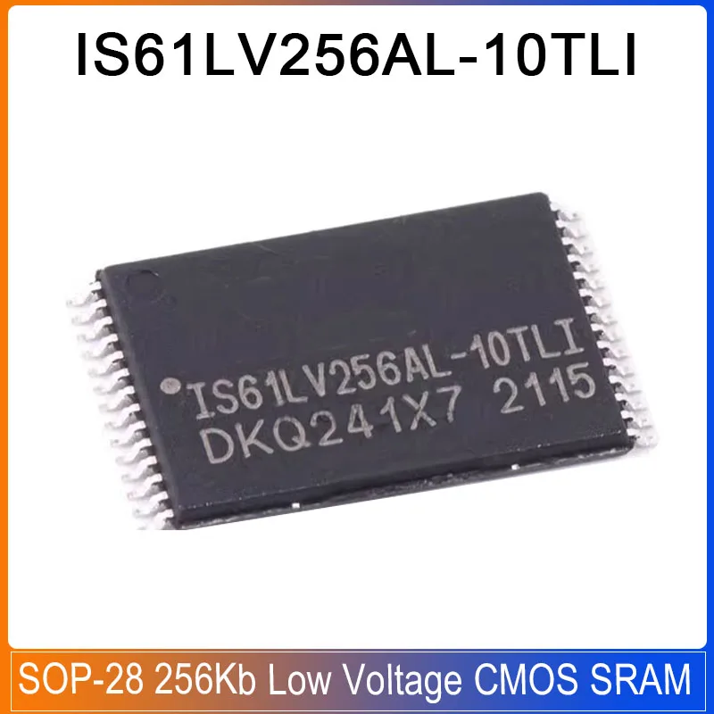 1/5/20PCS IS61LV256AL-10TLI TSOP-28 IS61LV256AL IS61LV256 256Kb Low Voltage CMOS SRAM Access Memory Chip
