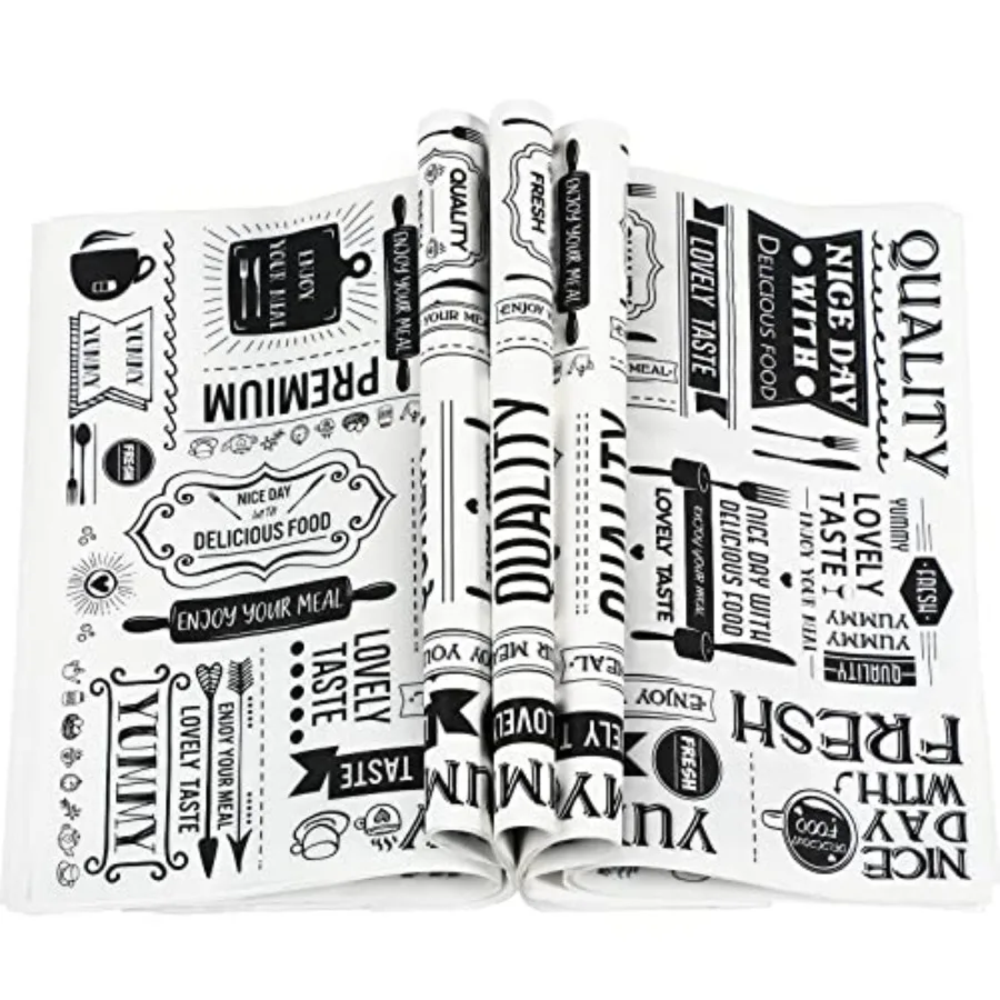 

Бумага для кондитерских изделий, бумага для упаковки продуктов, бумага для сэндвичей, жиростойкая водонепроницаемая упаковочная бумага, бумага для гамбургеров