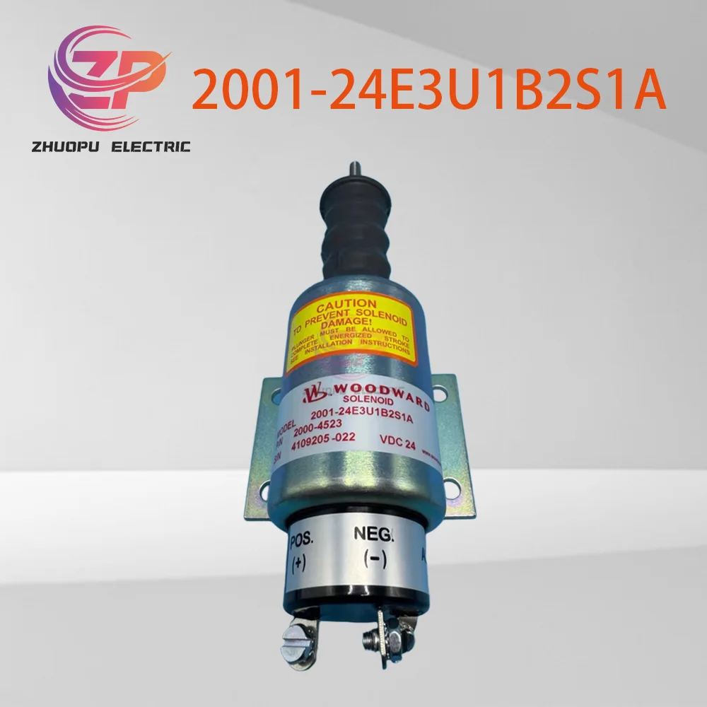 

Woodward 2001-24E3U1B2S1A Solenoid 24VDC P/N 2000-4523
