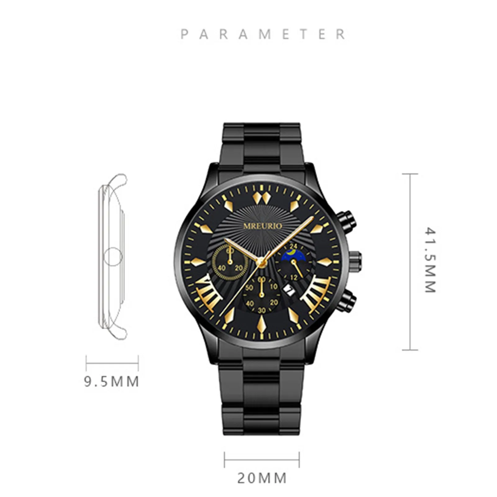 ساعة نسائية عصرية شعبية كاجوال بنمط دائري بحزام جلدي ساعة كوارتز أنيقة بمزاج أنثى ديكور الأعمال اليومية #6