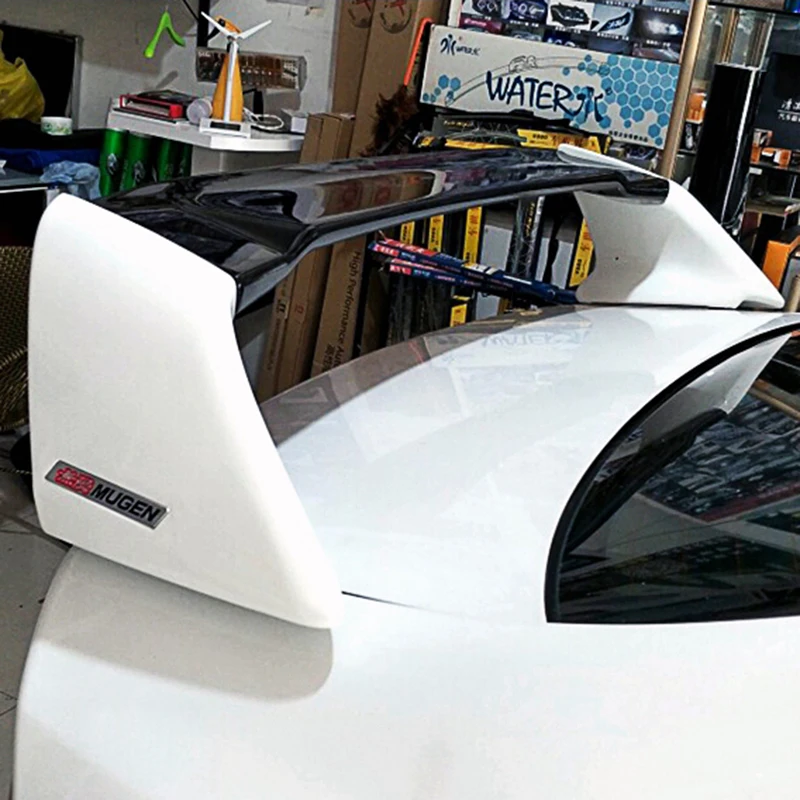 High Quality For Honda Civic FD2 2006 2007 2008 2009 2010 2011 ABS 3 Pcs Spoiler Rear Wing Glossy Black Or Other Color Body Kit
