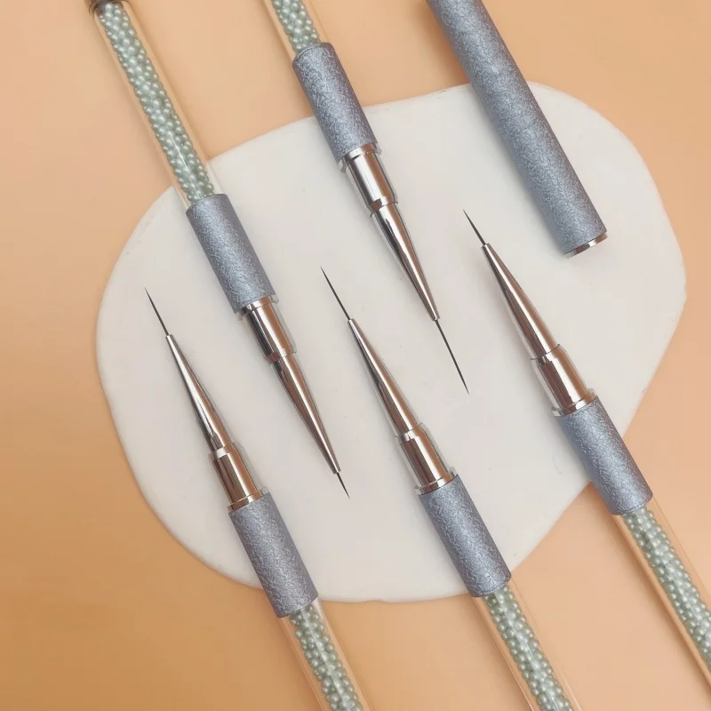 6-18mm Pennelli per nail art Penna per miglioramento delle unghie Intaglio Pittura colorata Penna per fiori Strumento Linea di disegno Penna Strumenti per manicure Nail Brus