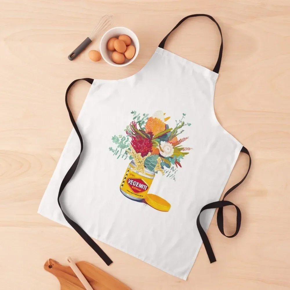 

Vegemite Bouquet Apron Kitchen Things And For Home Kitchen Front Cleaning Products For Home Costume Waiter Apron