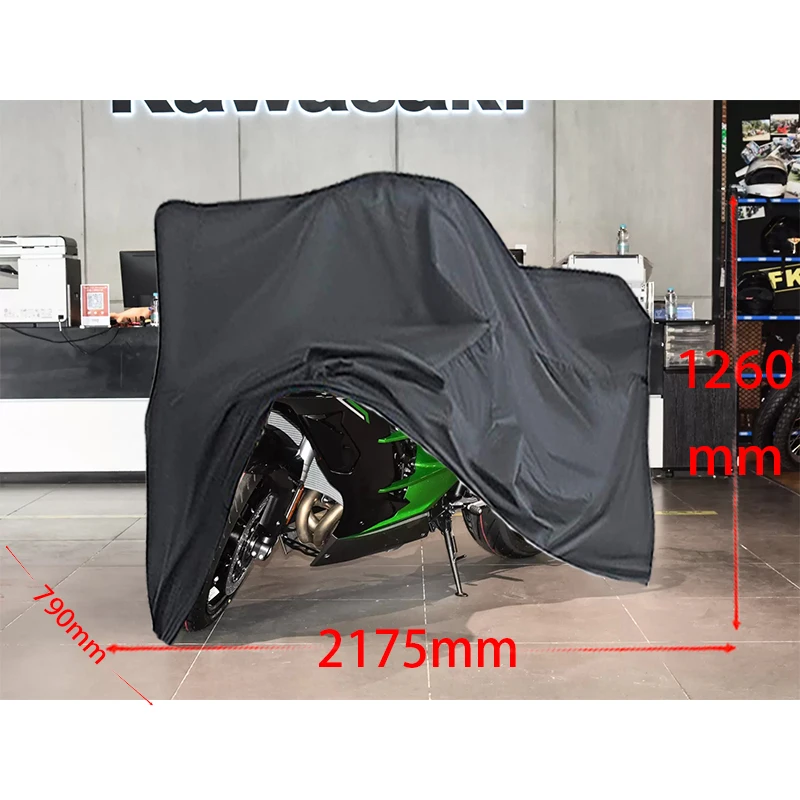 For KAWASAKI Ninja H2 SX motorcycle cover Full car Sun protection dust no ear thickened Oxford cloth rain cover Motorcycle