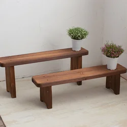 Wood Change Shoe Stool – Outdoor Courtyard Long Bench, Kitchen Dining Stool, Hallway Furniture for Home, Entryway Shoe Bench