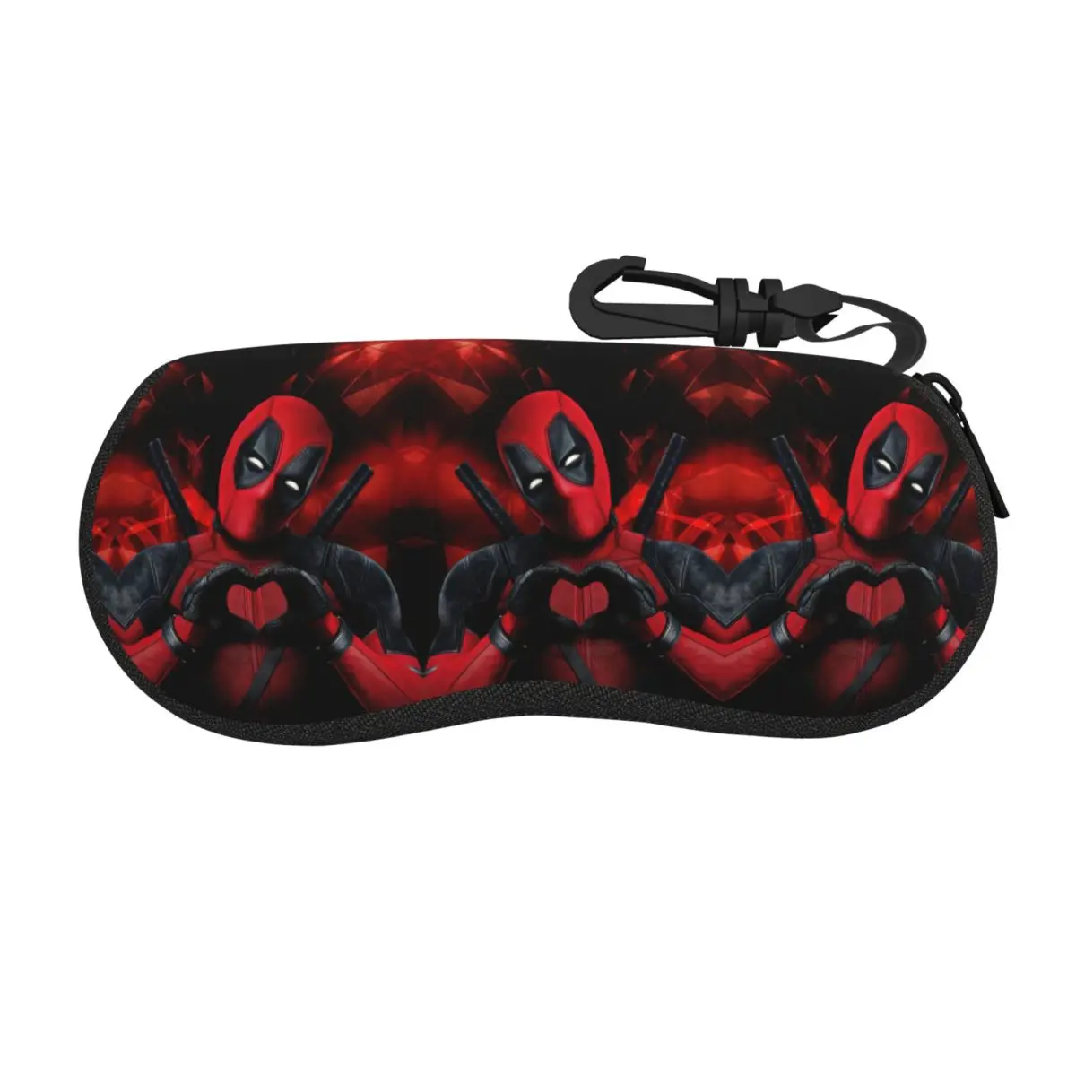 

Custom Deadpool Love Shell Glasses Case Unisex Cool Eyeglasses Case Sunglasses Protector Box