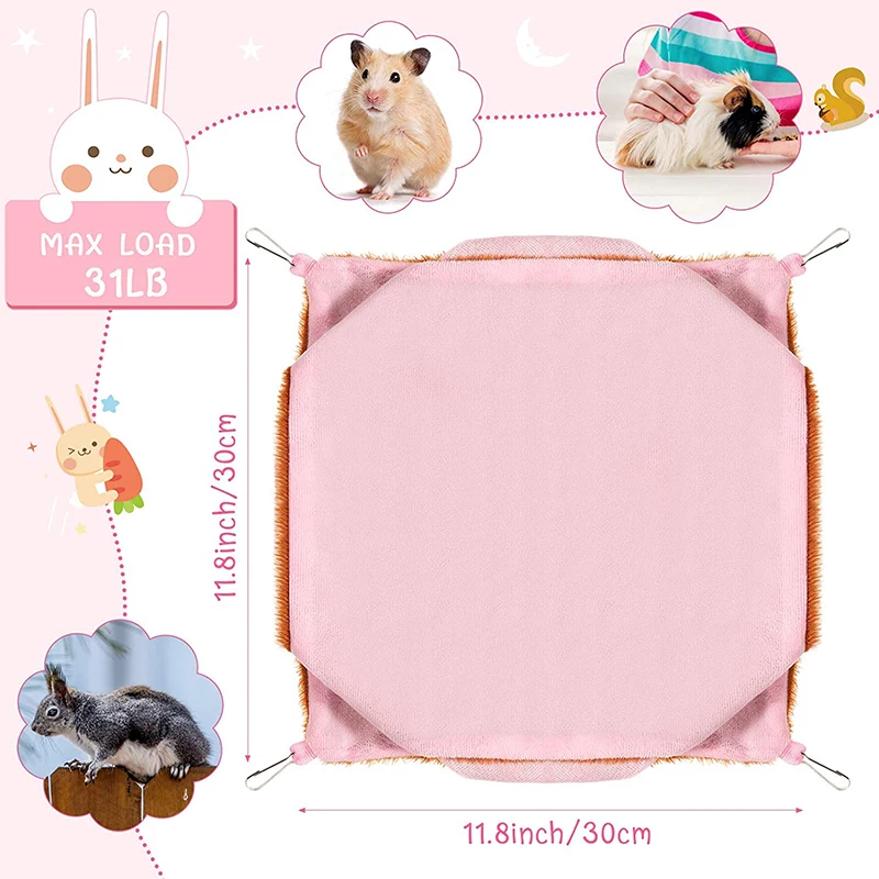 3 layers Hamster hammock Honey Glider Three layer Maze cotton nest pile warm hammock