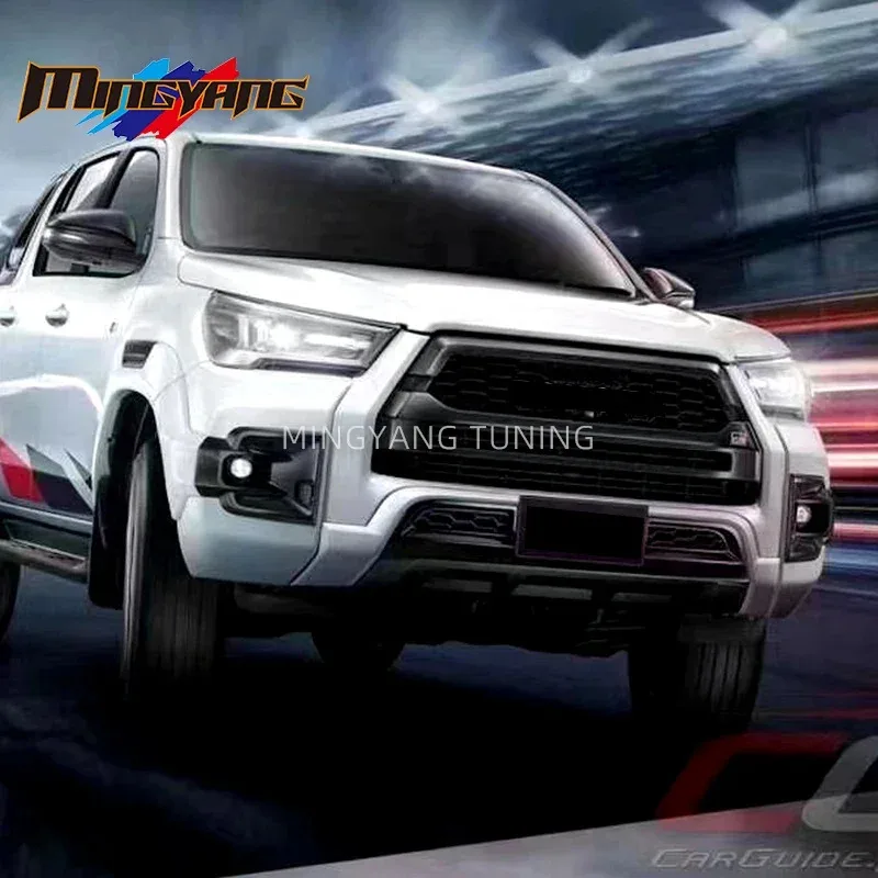 مجموعات هيكل السيارة بتصميم رياضي GR من البلاستيك PP لـ Hilux Revo Rocco GR Bodykit